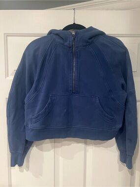 lululemon athletica Scuba Blue Half-Zip Hoodie